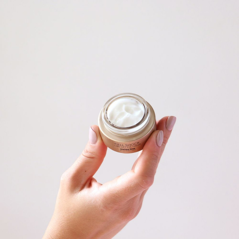 Kem chống nhăn và lão hóa da vùng mắt Swissline Cell Shock Luxe-lift Eye Cream